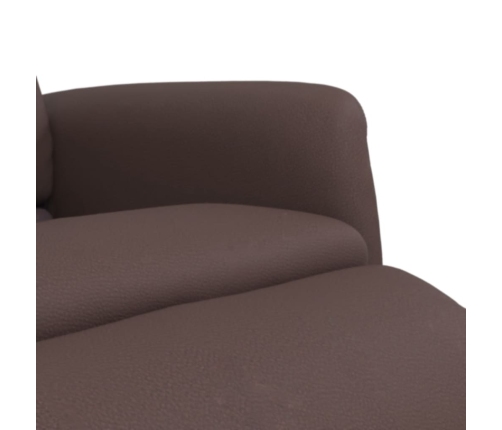 Atpūtas Krēsls Ar Kāju Balstu, Atgāžams, Brūns Mākslīgā Āda Vidaxl