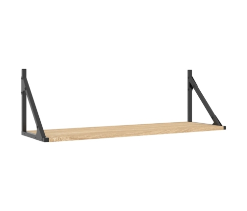 vidaXL sienas skapīši, 2 gab., ozola, 80x25x25,5 cm, inženierijas koks