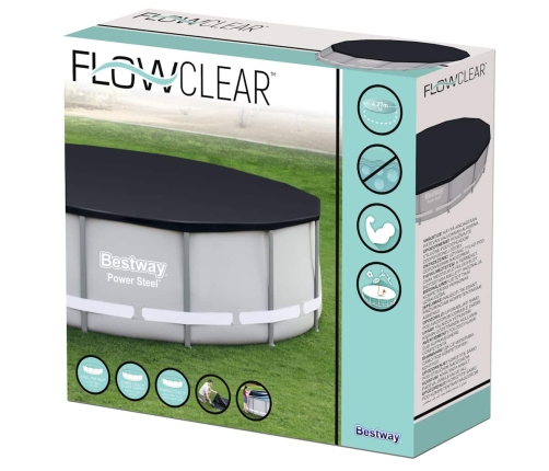 Bestway baseina pārklājs Flowclear, 427 cm