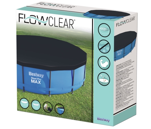 Bestway baseina pārklājs Flowclear, 457 cm