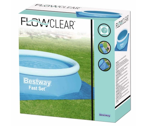 Bestway baseina pamatnes pārklājs Flowclear, 335x335 cm