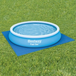 Bestway Baseina Pamatnes Pārklājs Flowclear, 396X396 Cm