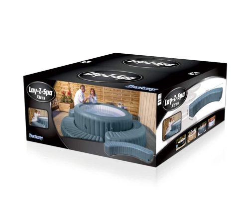 Bestway apmale apaļai burbuļvannai Lay-Z-Spa