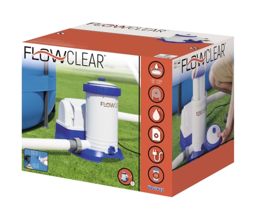 Bestway Flowclear baseina filtra sūknis, 9463 L/h