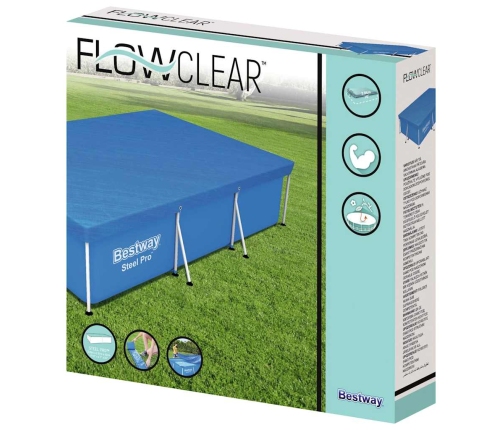 Bestway Flowclear baseina pārklājs, 304x205x66 cm