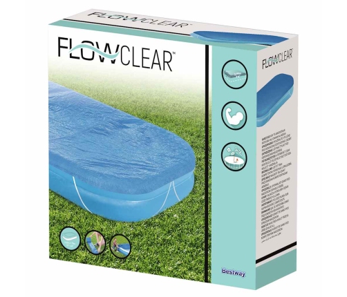 Bestway Flowclear baseina pārklājs, 262x175x51 cm