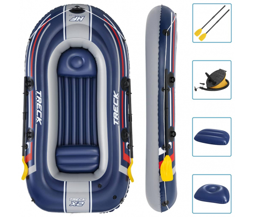 Bestway Hydro-Force piepūšamā laiva Treck X2, 255x127 cm