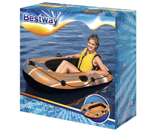 Bestway piepūšamā laiva Kondor 1000, 155x93 cm