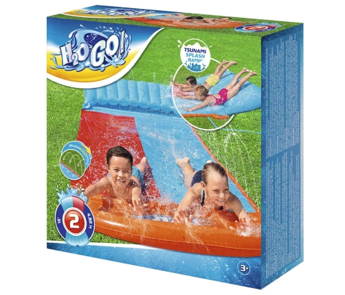 Bestway H2OGO ūdens slidkalniņš Tsunami Splash Ramp Double Slide