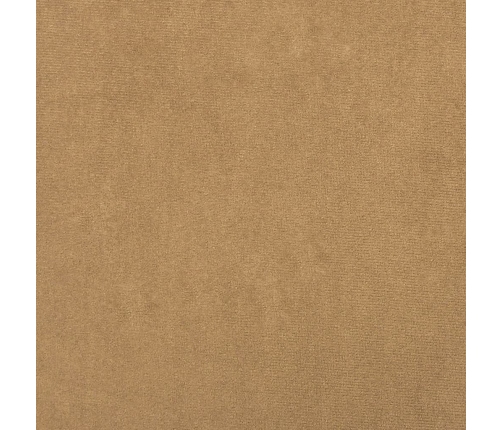 vidaXL četrdaļīgs dīvānu komplekts ar spilveniem, brūns samts