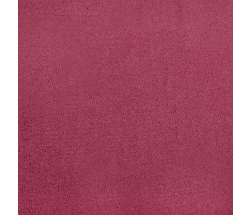 vidaXL trīsdaļīgs dīvānu komplekts ar spilveniem, vīnsarkans samts