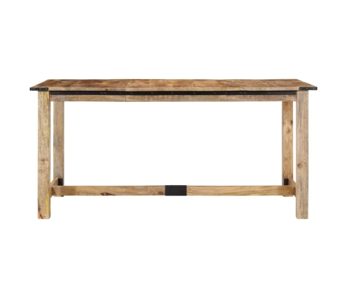 vidaXL virtuves galds, 160x80x75 cm, mango masīvkoks