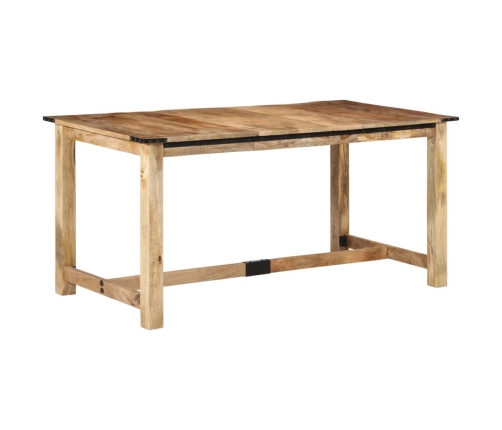 vidaXL virtuves galds, 160x80x75 cm, mango masīvkoks