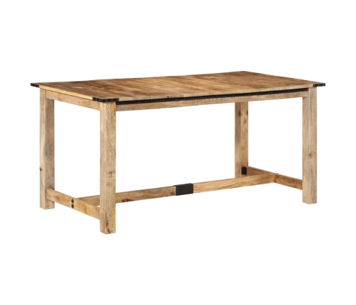 vidaXL virtuves galds, 160x80x75 cm, mango masīvkoks