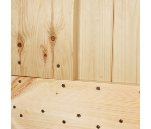 Bīdāmās Durvis Ar Stiprinājumiem, 80X210 Cm, Priedes Masīvkoks Vidaxl