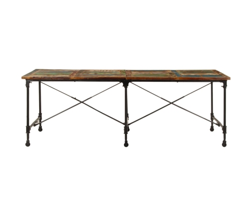 Virtuves Galds, 220X90X77 Cm, Pārstrādāts Masīvkoks Vidaxl