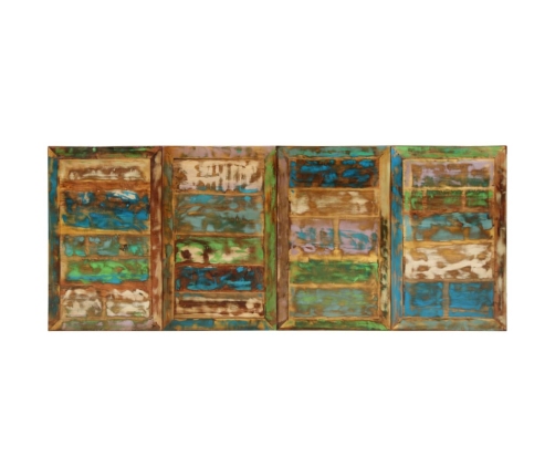 Virtuves Galds, 220X90X77 Cm, Pārstrādāts Masīvkoks Vidaxl