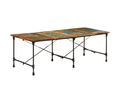 Virtuves Galds, 220X90X77 Cm, Pārstrādāts Masīvkoks Vidaxl