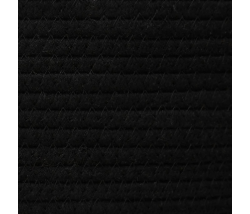 vidaXL uzglabāšanas grozi, 2 gab., balti ar melnu, kokvilna