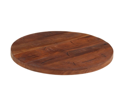 vidaXL galda virsma, Ø 60x2,5 cm, apaļa, pārstrādāts masīvkoks