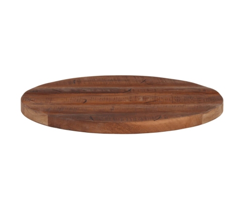 vidaXL galda virsma, Ø 60x2,5 cm, apaļa, pārstrādāts masīvkoks