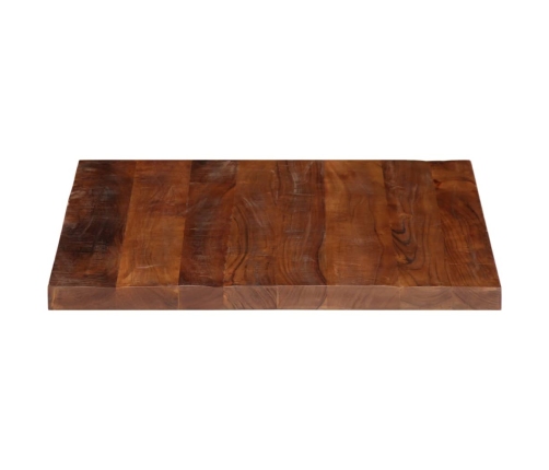 Galda Virsma 80X80X2,5 Cm Kvadrātveida Masīvkoks Reģenerēta Vidaxl
