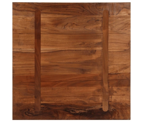 Galda Virsma 80X80X2,5 Cm Kvadrātveida Masīvkoks Reģenerēta Vidaxl