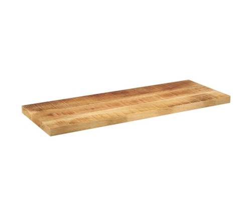 vidaXL galda virsma, 90x40x2,5 cm, taisnstūra, raupjš mango masīvkoks