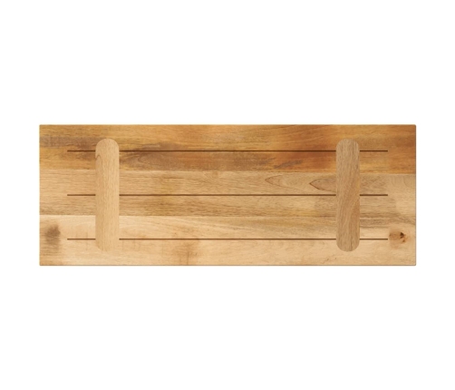 vidaXL galda virsma, 90x40x2,5 cm, taisnstūra, raupjš mango masīvkoks