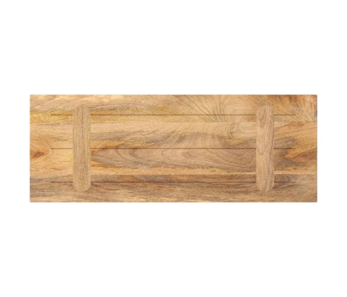 vidaXL galda virsma, 80x40x2,5 cm, taisnstūra, mango masīvkoks