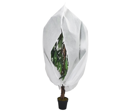 vidaXL augu pārsegi ar rāvējslēdzēju, 10 gab., 70 g/m², 1,55x1,55 m