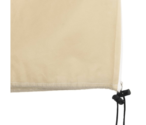 vidaXL augu pārsegi ar rāvējslēdzēju, 10gab., 70g/m², flīss, 3,93x3,5m