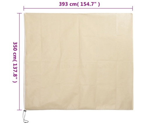 vidaXL augu pārsegi ar rāvējslēdzēju, 10gab., 70g/m², flīss, 3,93x3,5m
