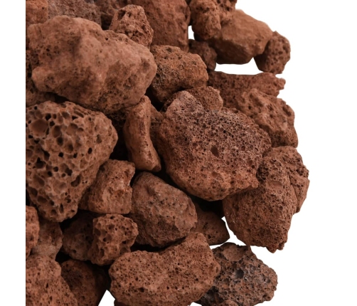 Vulkāniskie Ieži, 10 Kg, Sarkani, 1-2 Cm Vidaxl