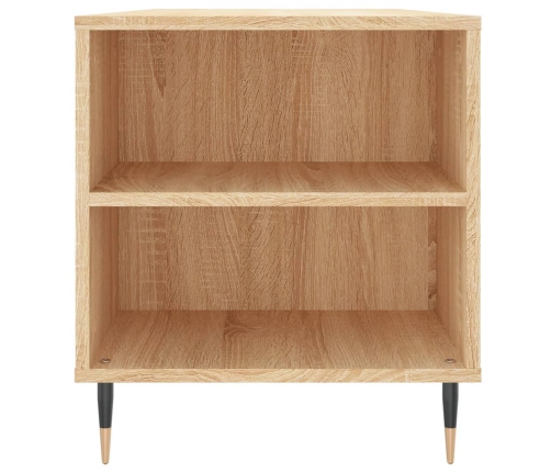 vidaXL kafijas galdiņš, ozola krāsa, 102x44,5x50 cm, inženierijas koks