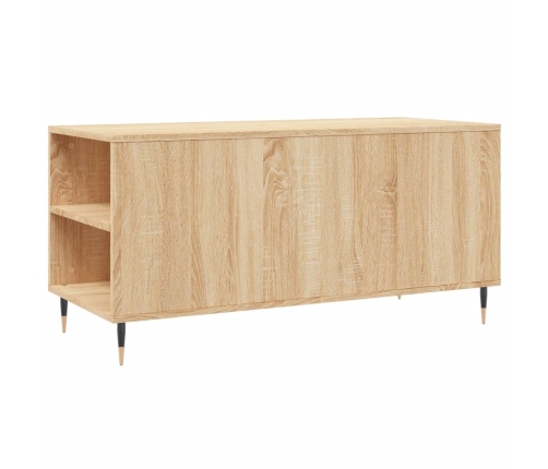 vidaXL kafijas galdiņš, ozola krāsa, 102x44,5x50 cm, inženierijas koks