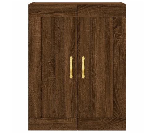 vidaXL sienas skapītis, 69,5x34x90 cm, inženierijas koks, brūna koka