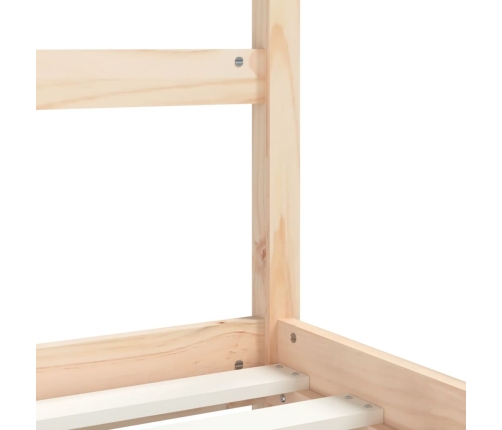 Bērnu Gultas Rāmis, 90X190 Cm, Priedes Masīvkoks Vidaxl