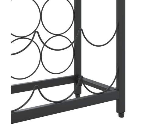 Vīna Pudeļu Plaukts 57 Pudelēm, 34X18X200 Cm, Kalta Dzelzs Vidaxl