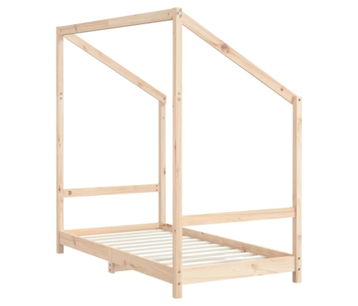 Bērnu Gultas Rāmis, 2X(80X160) Cm, Priedes Masīvkoks Vidaxl