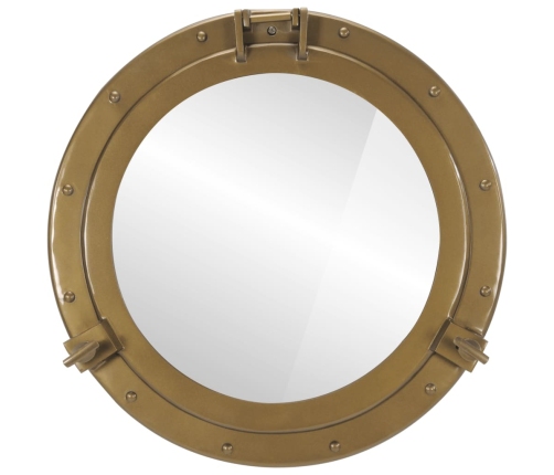 Iluminators Sienas Spogulis, Ø50 Cm, Alumīnijs Un Stikls Vidaxl