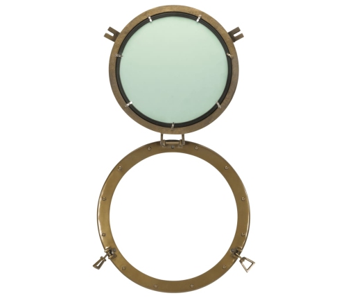 Iluminators Sienas Spogulis, Ø50 Cm, Alumīnijs Un Stikls Vidaxl