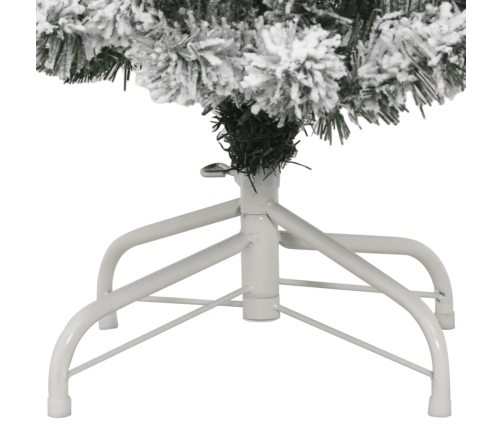 vidaXL mākslīgā Ziemassvētku egle ar sniegu, 150 cm