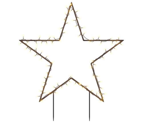 Ziemassvētku Gaismas Dekors, Zvaigznes Forma, 80 Led, 60 Cm Vidaxl