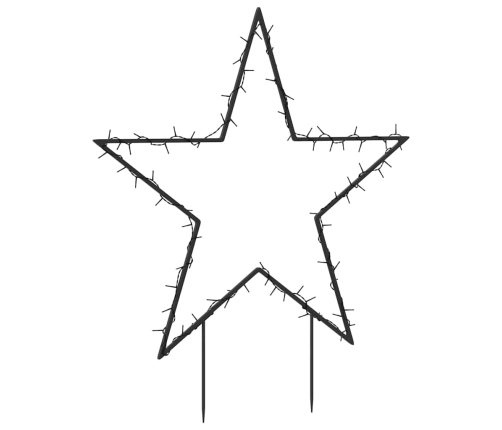 Ziemassvētku Gaismas Dekors, Zvaigznes Forma, 80 Led, 60 Cm Vidaxl