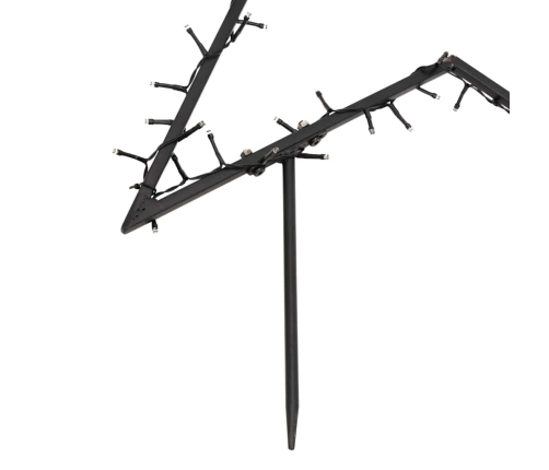 Ziemassvētku Gaismas Dekors, Zvaigznes Forma, 80 Led, 60 Cm Vidaxl