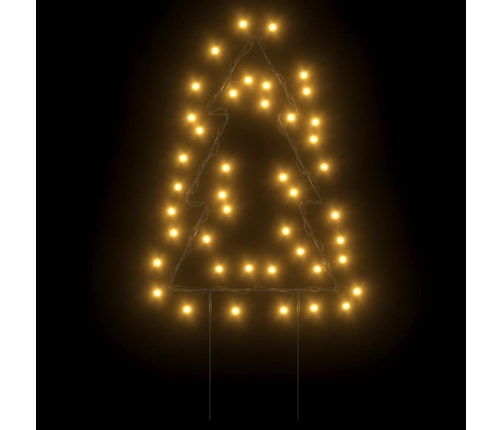 vidaXL Ziemassvētku gaismas dekori, egles forma, 3 gab., 50 LED, 30 cm