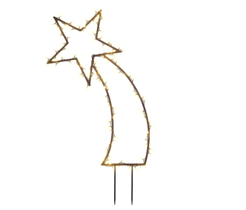 Ziemassvētku Gaismas Dekors, Zvaigzne, 115 Led, 89 Cm Vidaxl