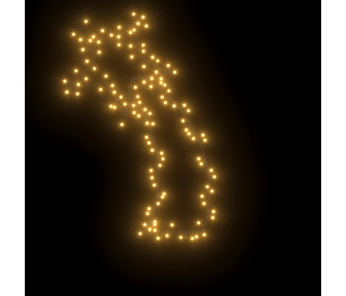 Ziemassvētku Gaismas Dekors, Zvaigzne, 115 Led, 89 Cm Vidaxl