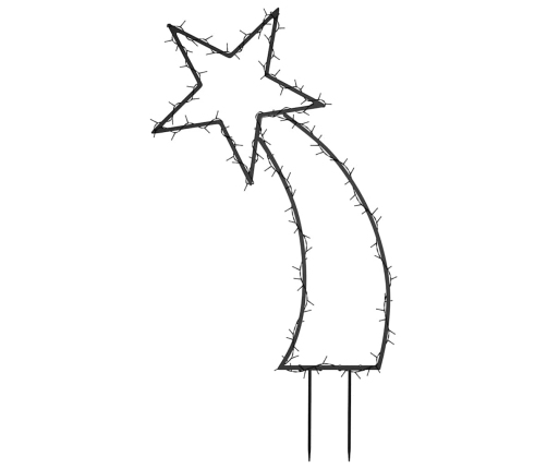 Ziemassvētku Gaismas Dekors, Zvaigzne, 115 Led, 89 Cm Vidaxl